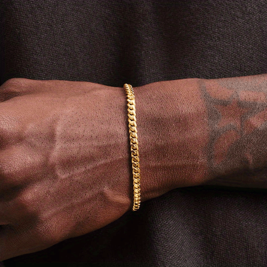 1pc Chain Bracelet, Fashion Minimalist Bracelet, Father's Day Gift