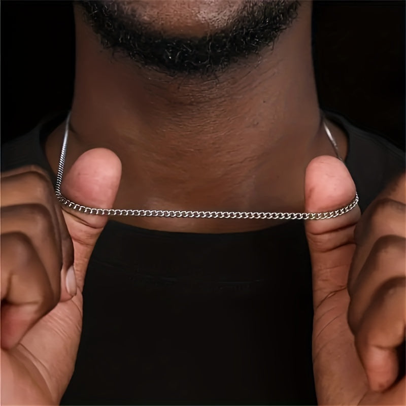 1pc Minimalist Men's Chain Necklace, Jewelry Accessories