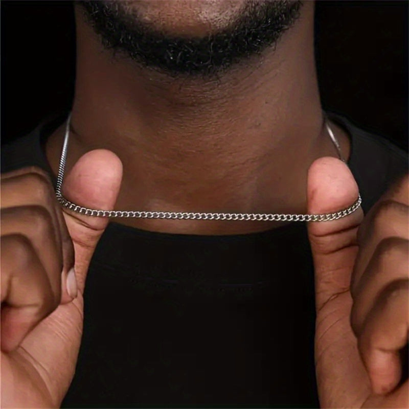 1pc Minimalist Men's Chain Necklace, Jewelry Accessories