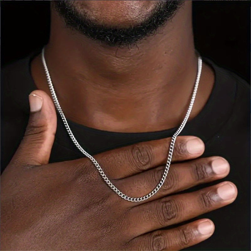 1pc Minimalist Men's Chain Necklace, Jewelry Accessories