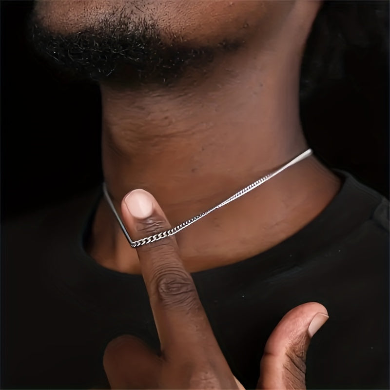 1pc Minimalist Men's Chain Necklace, Jewelry Accessories