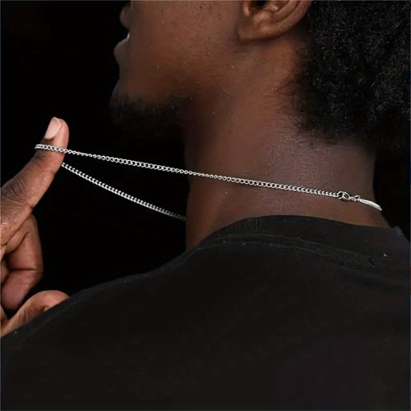 1pc Minimalist Men's Chain Necklace, Jewelry Accessories
