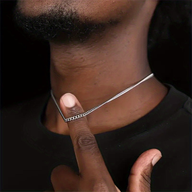 1pc Minimalist Men's Chain Necklace, Jewelry Accessories